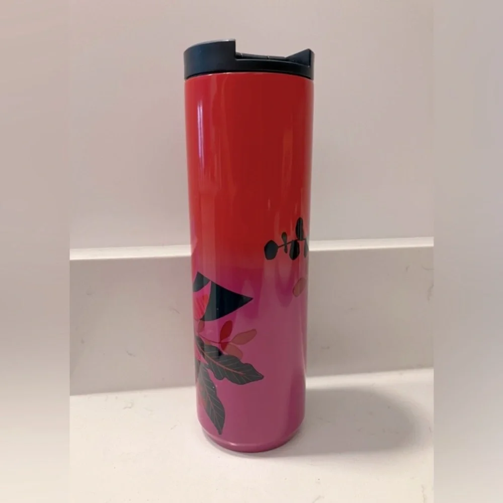 Starbucks Holiday 2021 Poinsettia Tumbler 16oz NWT Limited Edition